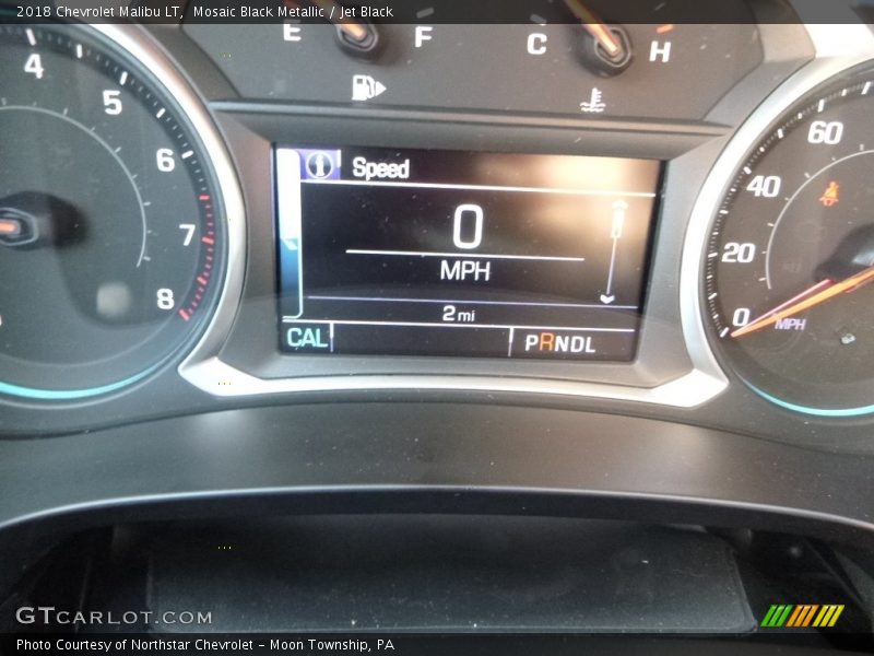 Mosaic Black Metallic / Jet Black 2018 Chevrolet Malibu LT
