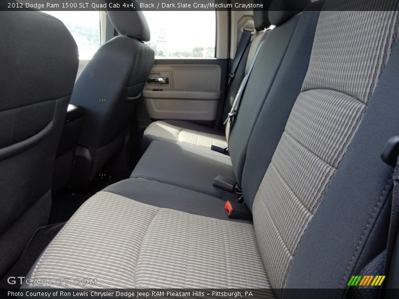 Black / Dark Slate Gray/Medium Graystone 2012 Dodge Ram 1500 SLT Quad Cab 4x4