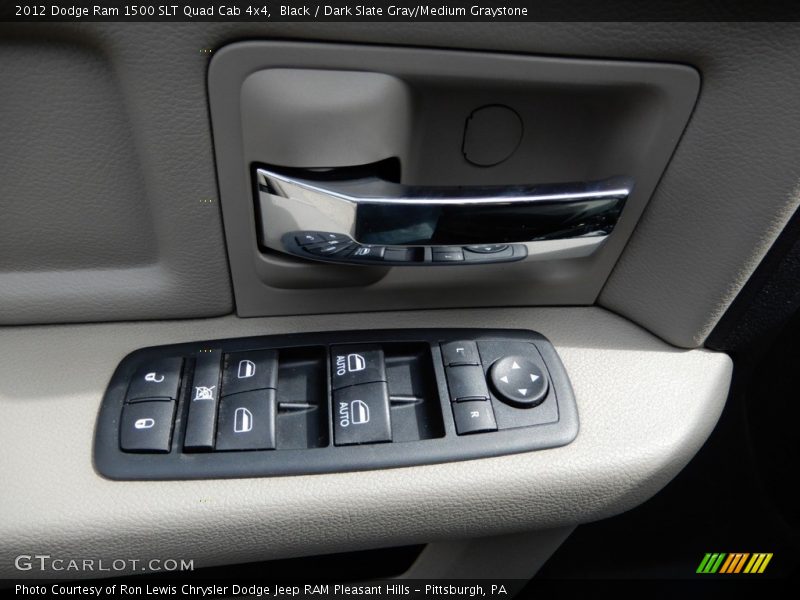 Black / Dark Slate Gray/Medium Graystone 2012 Dodge Ram 1500 SLT Quad Cab 4x4