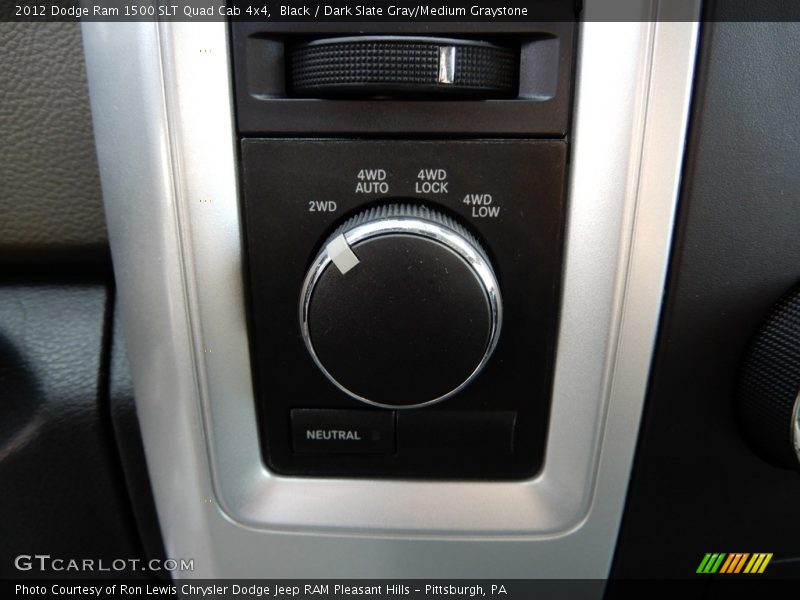 Black / Dark Slate Gray/Medium Graystone 2012 Dodge Ram 1500 SLT Quad Cab 4x4
