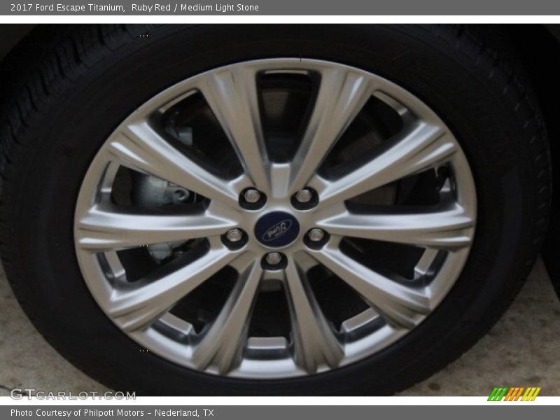 Ruby Red / Medium Light Stone 2017 Ford Escape Titanium