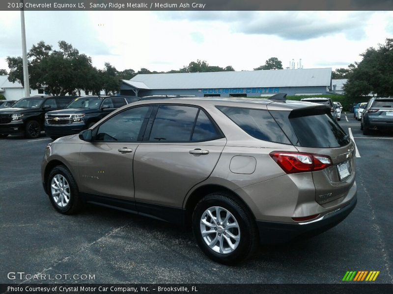 Sandy Ridge Metallic / Medium Ash Gray 2018 Chevrolet Equinox LS