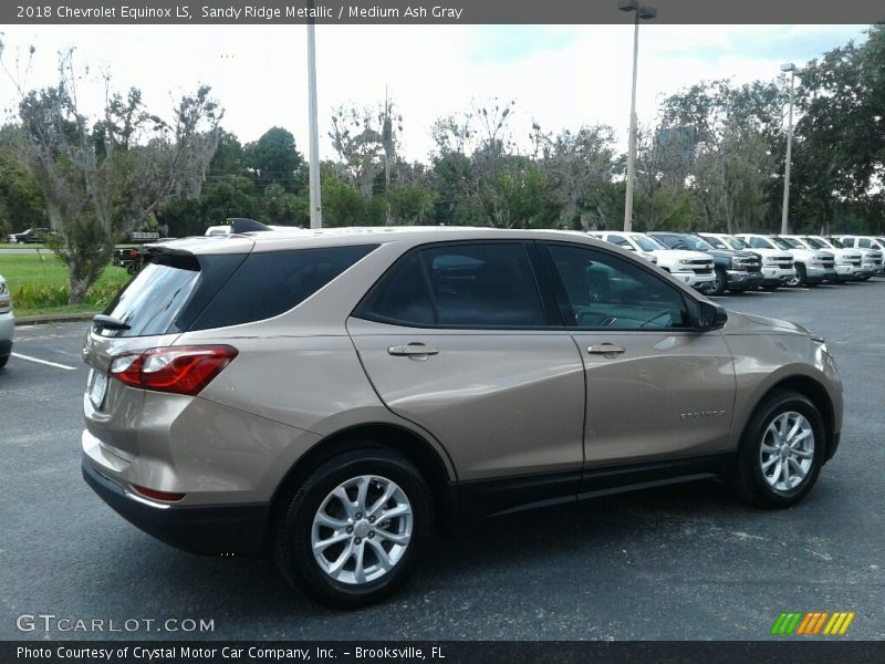 Sandy Ridge Metallic / Medium Ash Gray 2018 Chevrolet Equinox LS