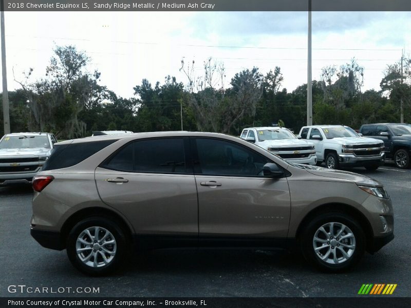 Sandy Ridge Metallic / Medium Ash Gray 2018 Chevrolet Equinox LS