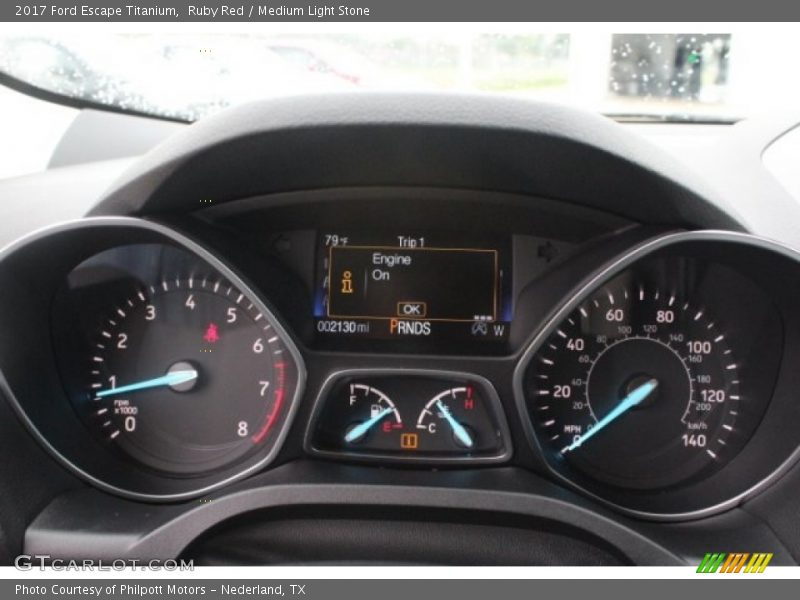 Ruby Red / Medium Light Stone 2017 Ford Escape Titanium