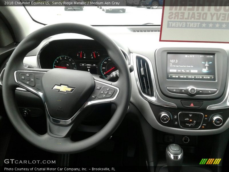 Sandy Ridge Metallic / Medium Ash Gray 2018 Chevrolet Equinox LS