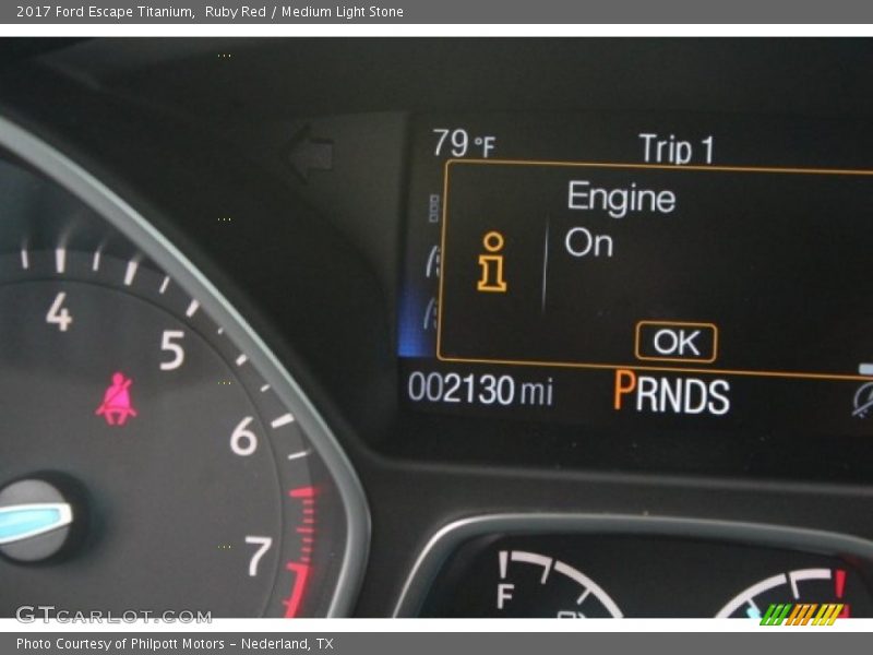 Ruby Red / Medium Light Stone 2017 Ford Escape Titanium