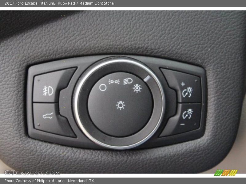 Ruby Red / Medium Light Stone 2017 Ford Escape Titanium