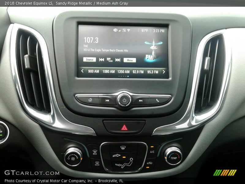 Sandy Ridge Metallic / Medium Ash Gray 2018 Chevrolet Equinox LS