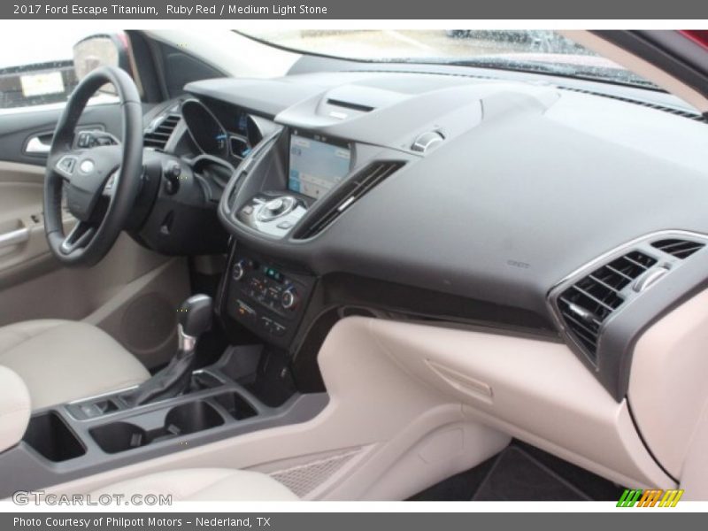 Ruby Red / Medium Light Stone 2017 Ford Escape Titanium