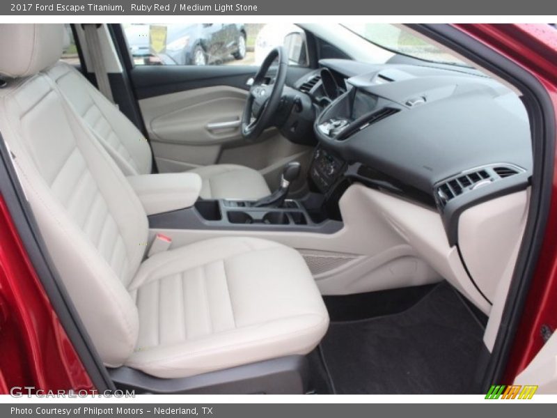 Ruby Red / Medium Light Stone 2017 Ford Escape Titanium