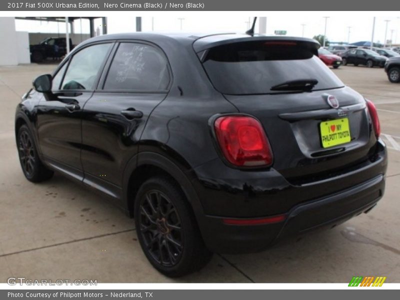 Nero Cinema (Black) / Nero (Black) 2017 Fiat 500X Urbana Edition