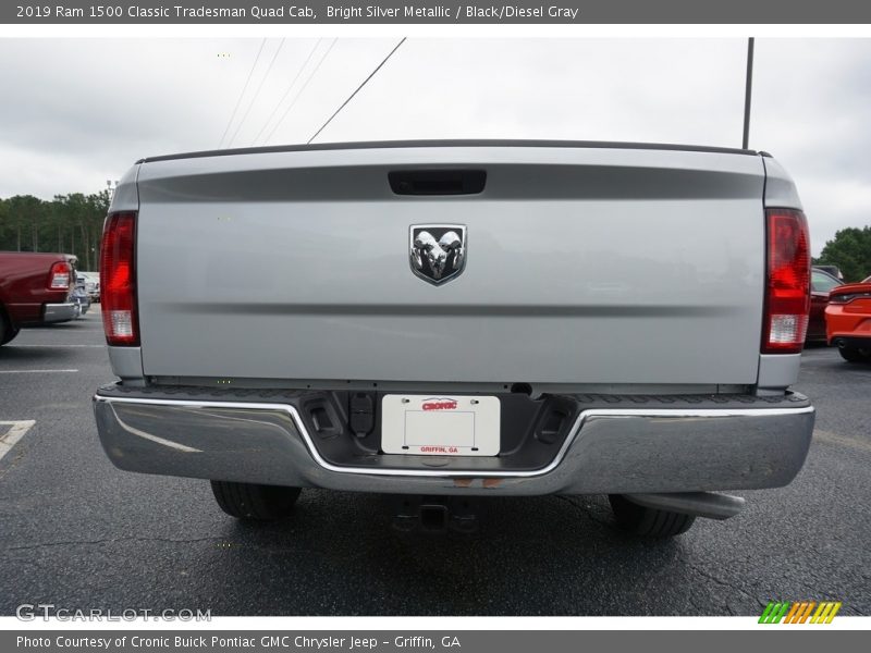 Bright Silver Metallic / Black/Diesel Gray 2019 Ram 1500 Classic Tradesman Quad Cab