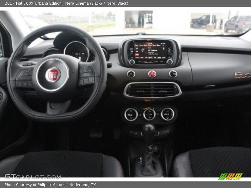 Dashboard of 2017 500X Urbana Edition
