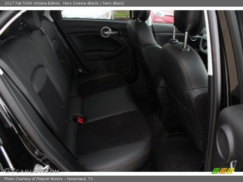 Nero Cinema (Black) / Nero (Black) 2017 Fiat 500X Urbana Edition