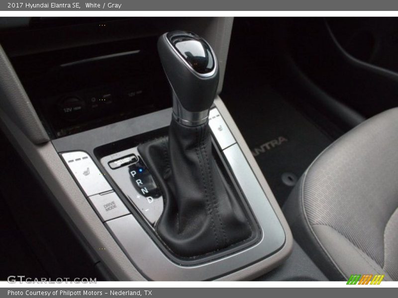 White / Gray 2017 Hyundai Elantra SE