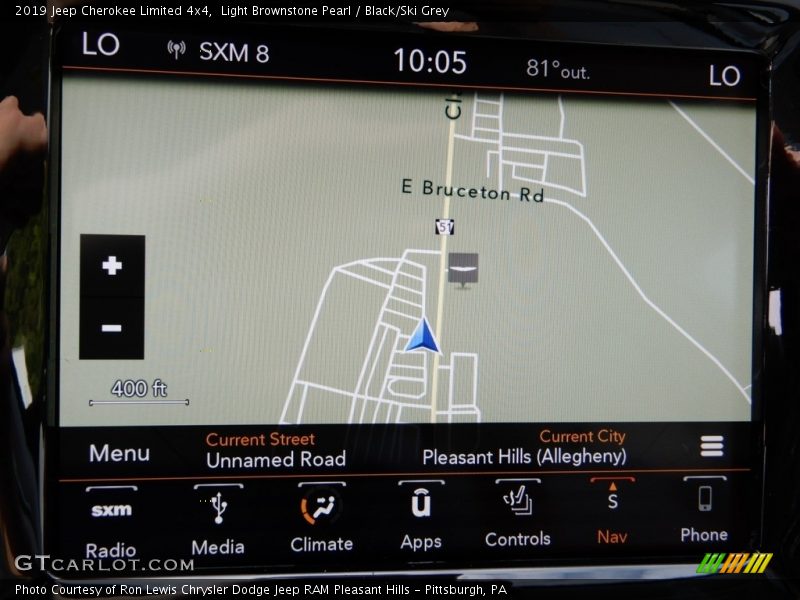 Light Brownstone Pearl / Black/Ski Grey 2019 Jeep Cherokee Limited 4x4