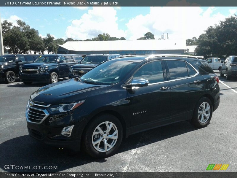 Mosaic Black Metallic / Jet Black 2018 Chevrolet Equinox Premier