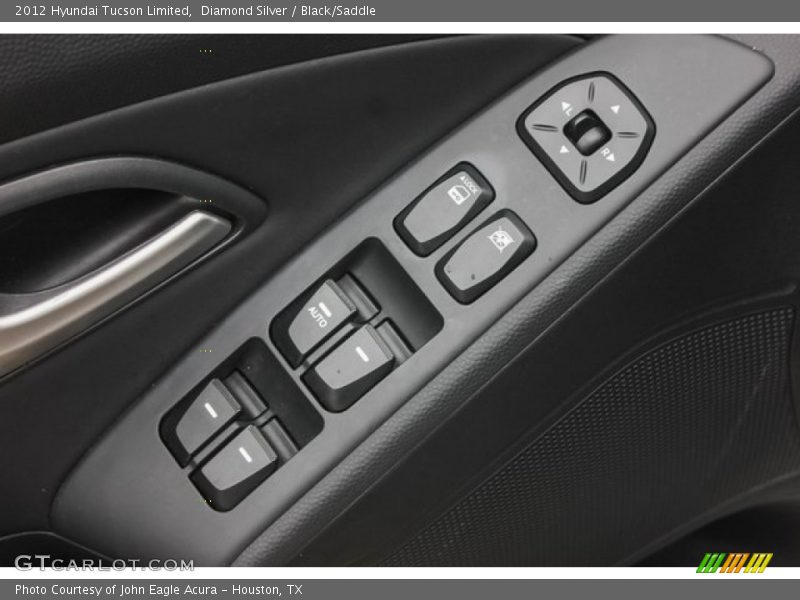 Diamond Silver / Black/Saddle 2012 Hyundai Tucson Limited