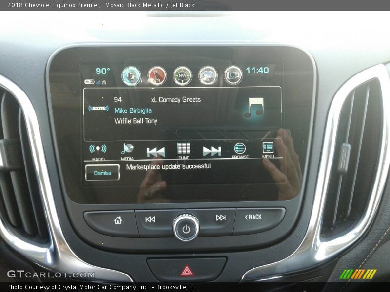 Mosaic Black Metallic / Jet Black 2018 Chevrolet Equinox Premier