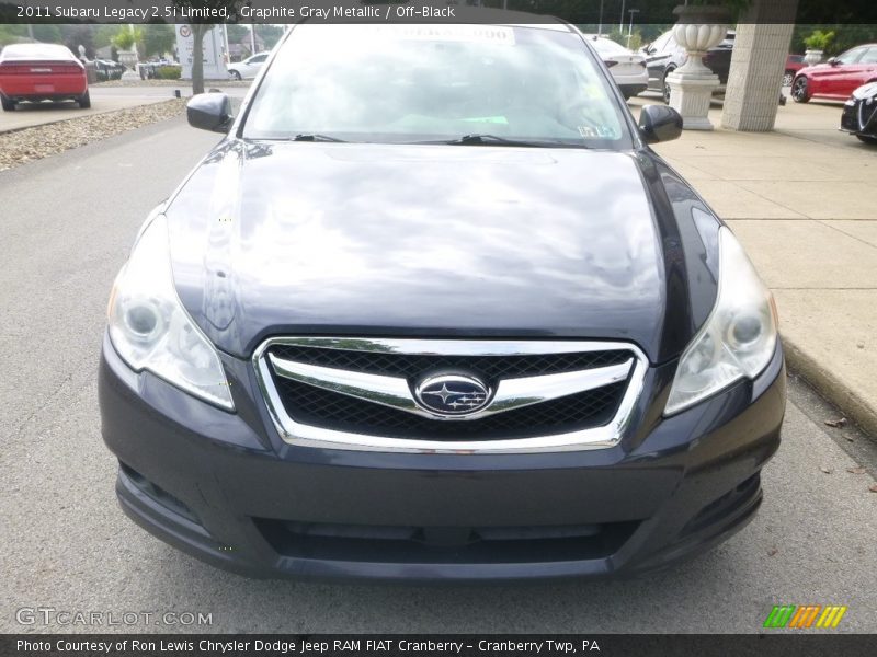 Graphite Gray Metallic / Off-Black 2011 Subaru Legacy 2.5i Limited