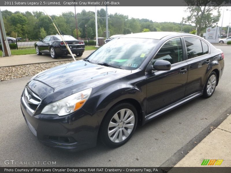 Graphite Gray Metallic / Off-Black 2011 Subaru Legacy 2.5i Limited