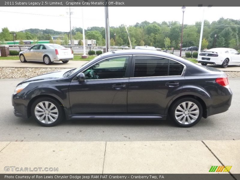 Graphite Gray Metallic / Off-Black 2011 Subaru Legacy 2.5i Limited