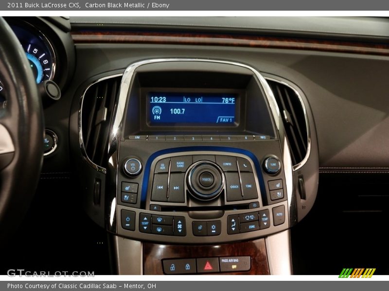 Carbon Black Metallic / Ebony 2011 Buick LaCrosse CXS