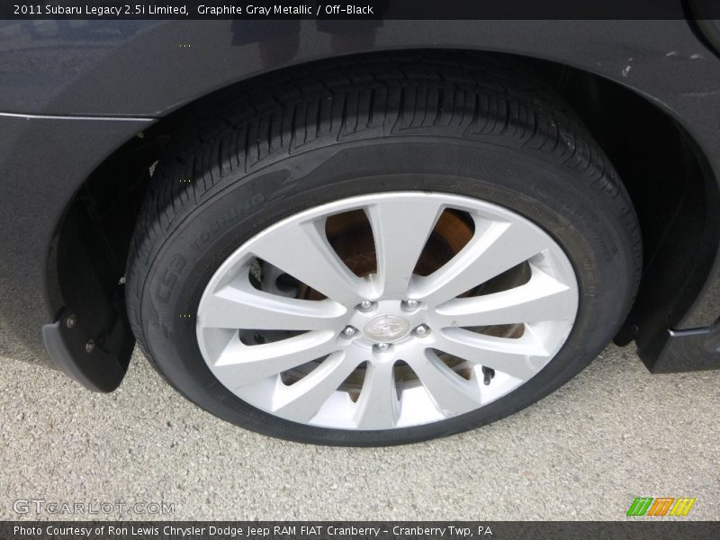 Graphite Gray Metallic / Off-Black 2011 Subaru Legacy 2.5i Limited