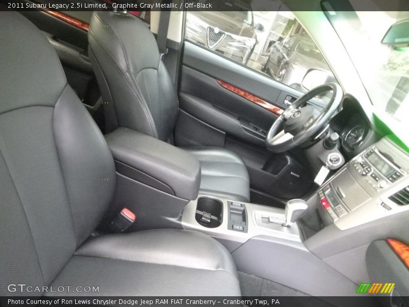 Graphite Gray Metallic / Off-Black 2011 Subaru Legacy 2.5i Limited