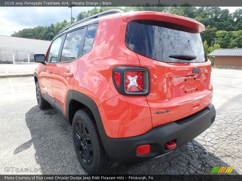 Omaha Orange / Black 2018 Jeep Renegade Trailhawk 4x4