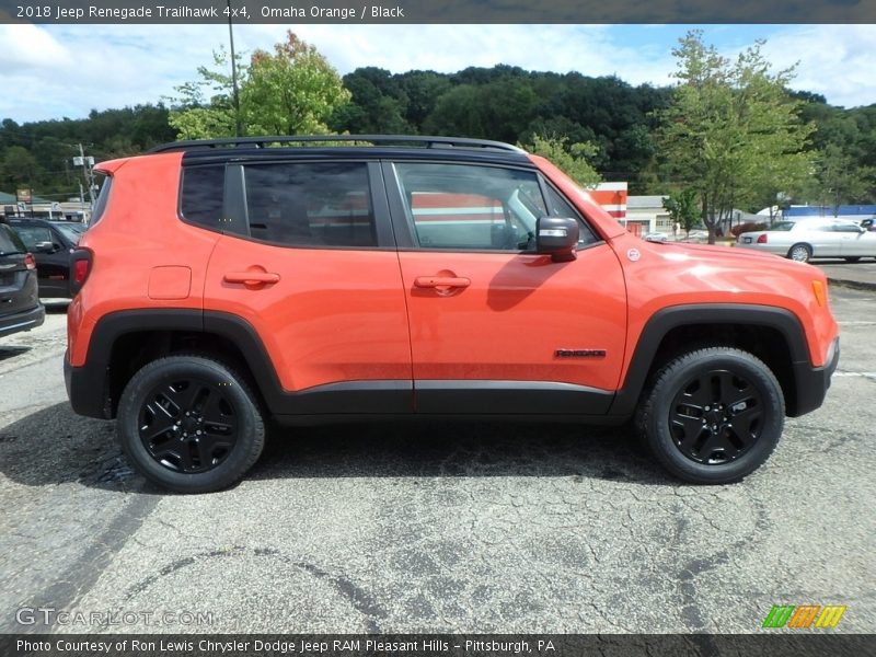 Omaha Orange / Black 2018 Jeep Renegade Trailhawk 4x4