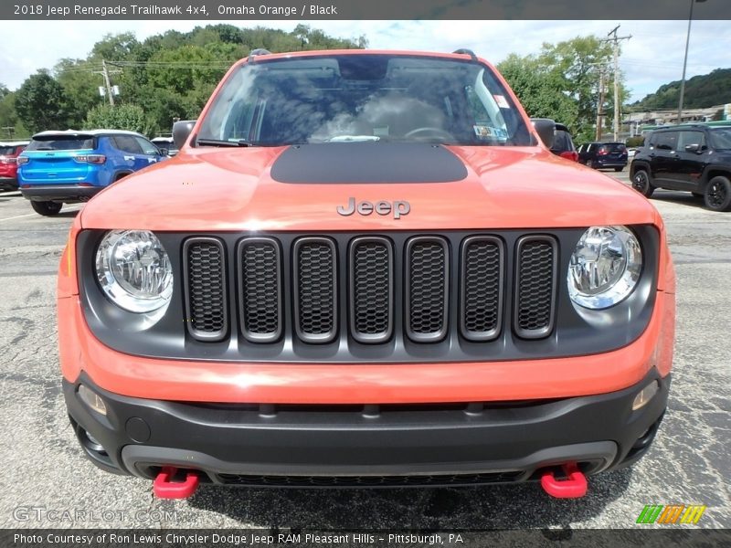 Omaha Orange / Black 2018 Jeep Renegade Trailhawk 4x4