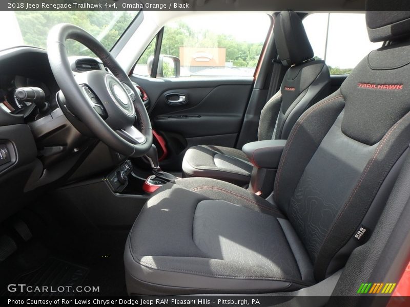 Omaha Orange / Black 2018 Jeep Renegade Trailhawk 4x4