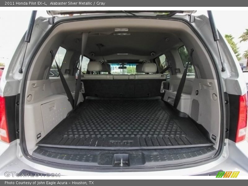 Alabaster Silver Metallic / Gray 2011 Honda Pilot EX-L