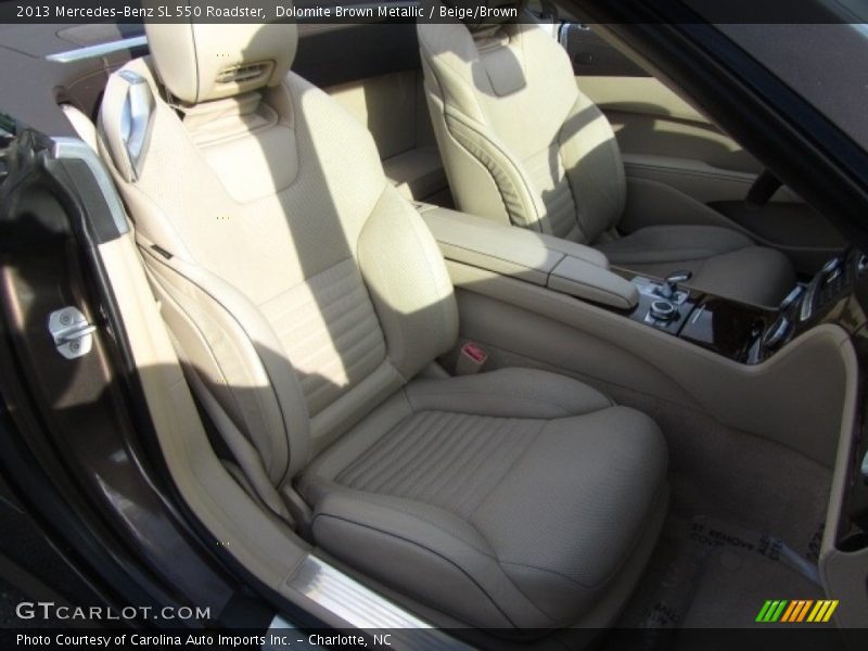Dolomite Brown Metallic / Beige/Brown 2013 Mercedes-Benz SL 550 Roadster
