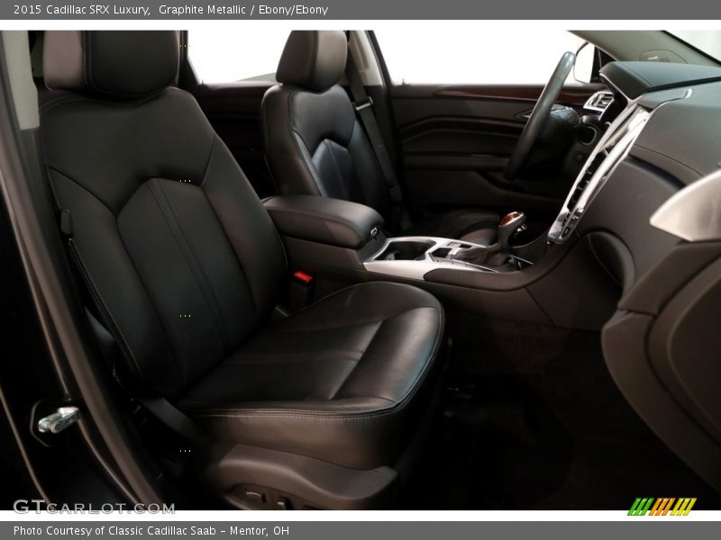 Graphite Metallic / Ebony/Ebony 2015 Cadillac SRX Luxury