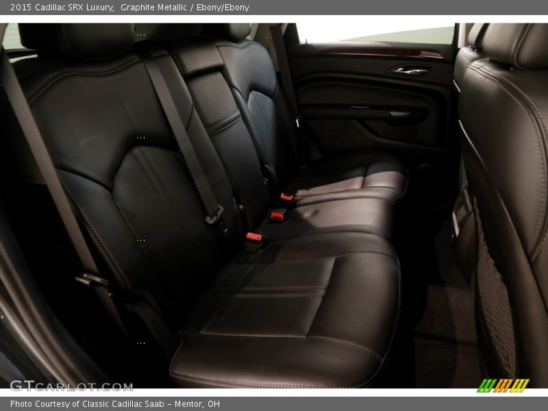 Graphite Metallic / Ebony/Ebony 2015 Cadillac SRX Luxury
