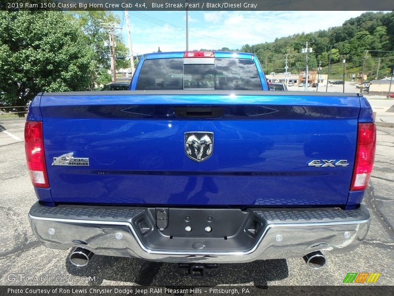 Blue Streak Pearl / Black/Diesel Gray 2019 Ram 1500 Classic Big Horn Crew Cab 4x4