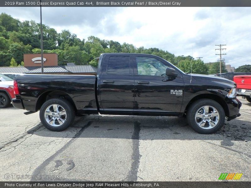 Brilliant Black Crystal Pearl / Black/Diesel Gray 2019 Ram 1500 Classic Express Quad Cab 4x4