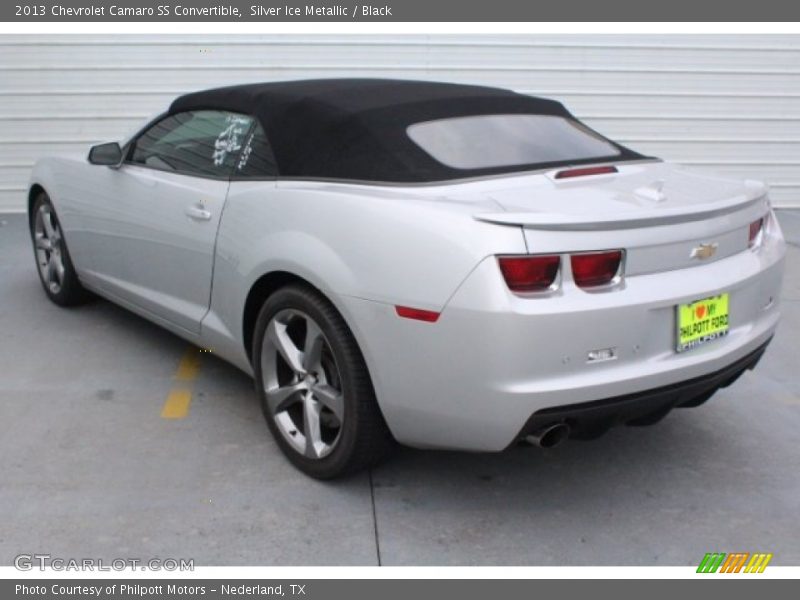 Silver Ice Metallic / Black 2013 Chevrolet Camaro SS Convertible
