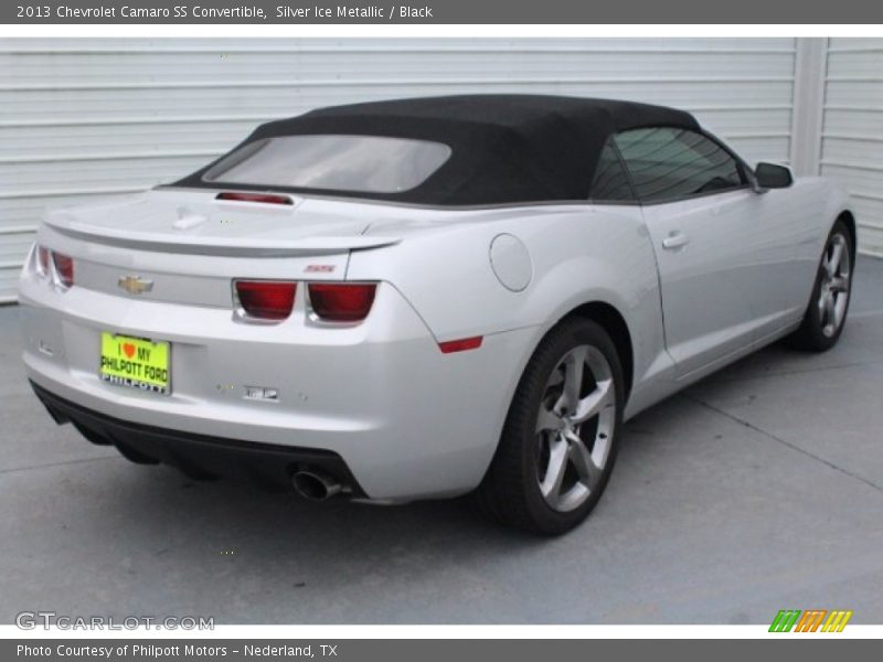 Silver Ice Metallic / Black 2013 Chevrolet Camaro SS Convertible