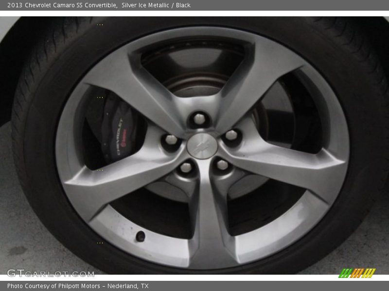 Silver Ice Metallic / Black 2013 Chevrolet Camaro SS Convertible