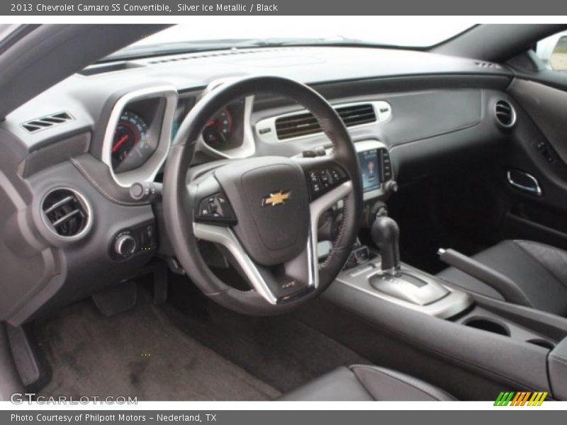 Silver Ice Metallic / Black 2013 Chevrolet Camaro SS Convertible