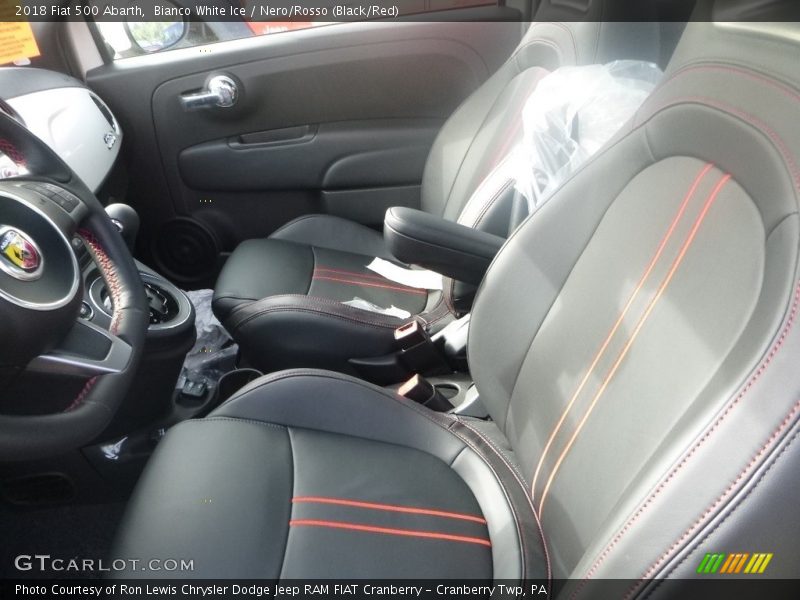 Front Seat of 2018 500 Abarth