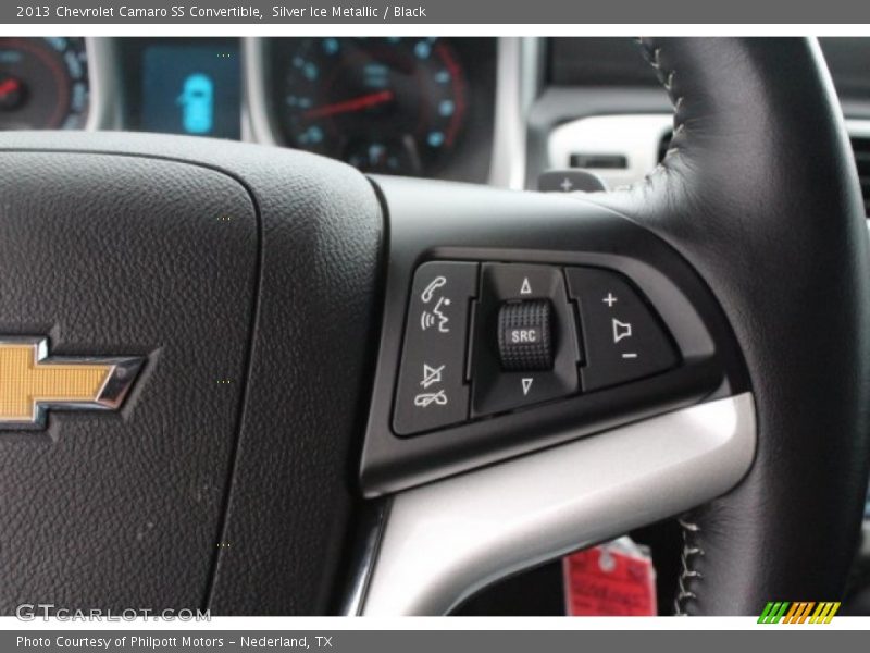 Silver Ice Metallic / Black 2013 Chevrolet Camaro SS Convertible