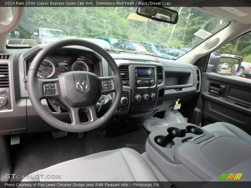  2019 1500 Classic Express Quad Cab 4x4 Black/Diesel Gray Interior