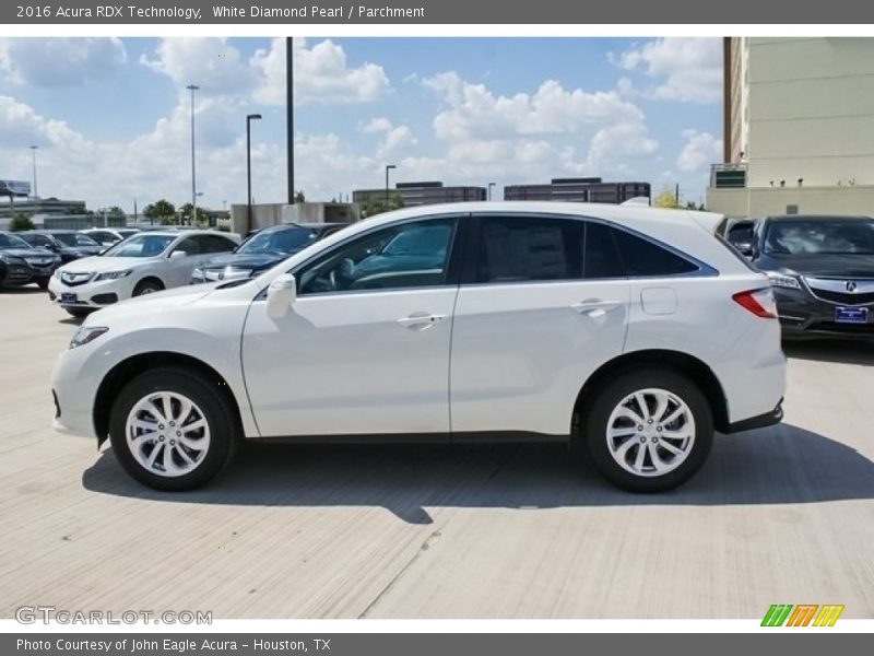 White Diamond Pearl / Parchment 2016 Acura RDX Technology