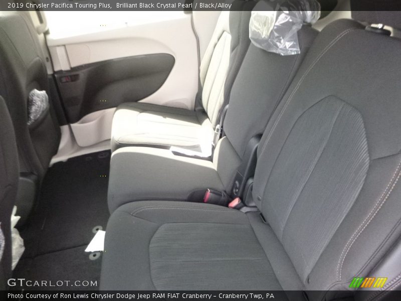 Brilliant Black Crystal Pearl / Black/Alloy 2019 Chrysler Pacifica Touring Plus