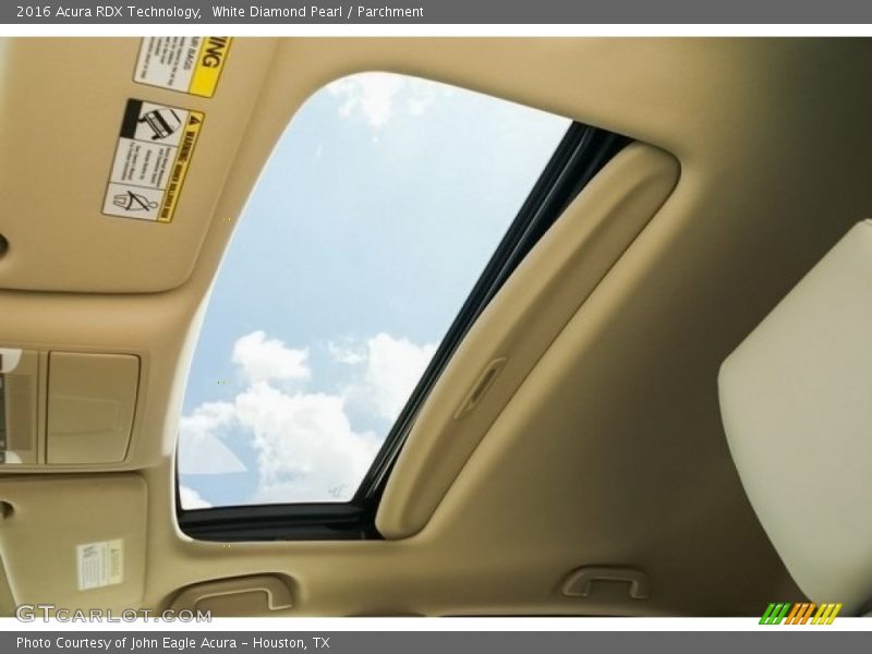 White Diamond Pearl / Parchment 2016 Acura RDX Technology